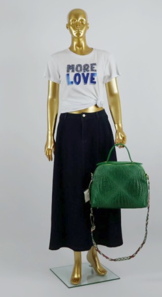 Jeansrock in Glockenform