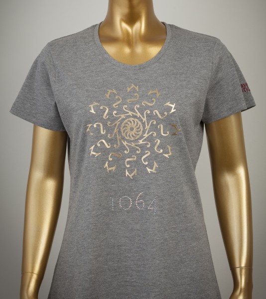 T-Shirt mit Goldprint in verschiedenen Farben